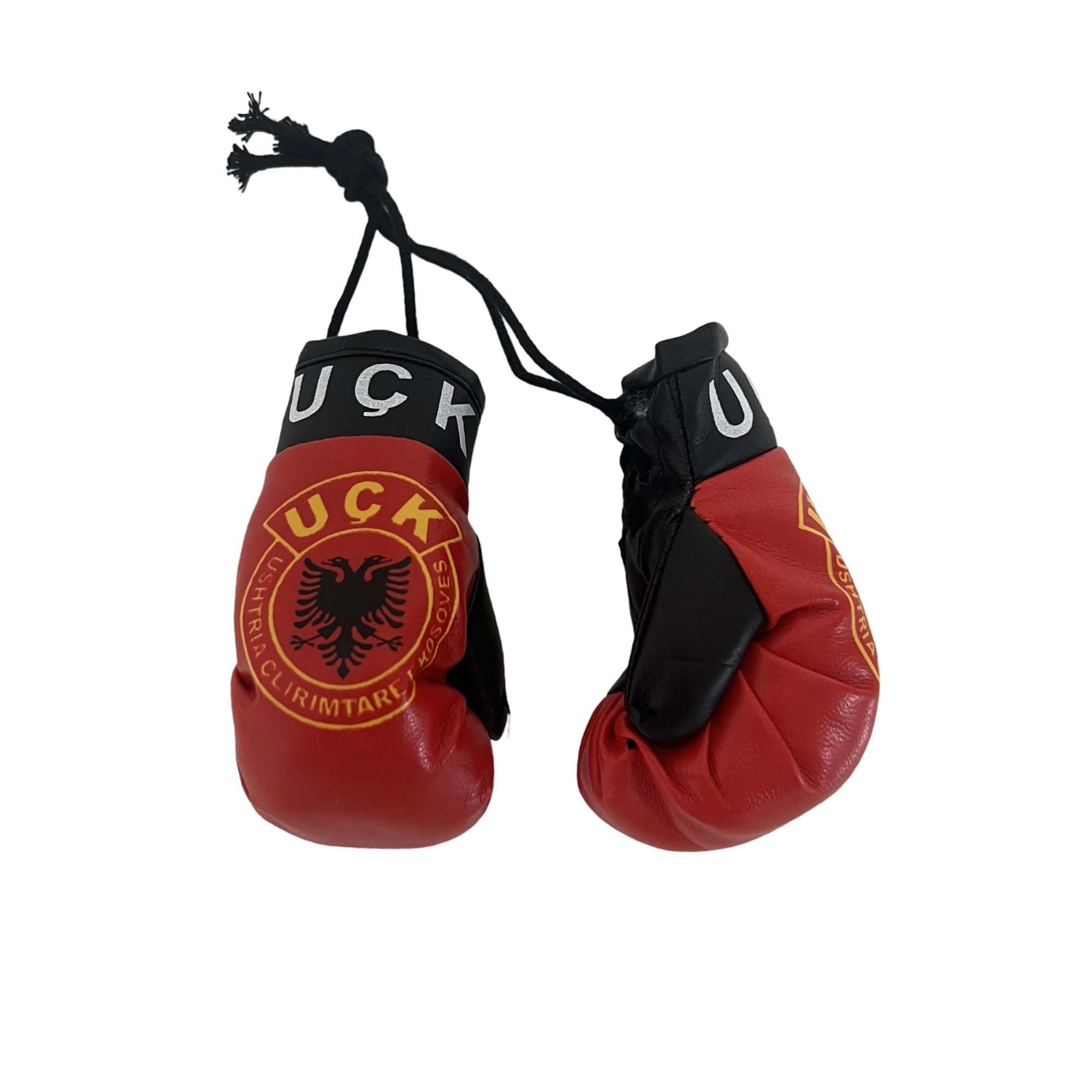 UÇK Albanien Mini-Boxhandschuhe für Auto - Innenspiegel Mini-Boxhandschuhe Auto UÇK Albanien - Doreza boksi te vogla UÇK per makine - Ushtria Çlirimtare e Kosovës