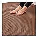 AWSAD Alfombra para Masaje De Pies Antideslizante Resistente Al Desgaste Cubierta Balcón, 5 Colores, Los 25x25cm (Color : Brown, Size : 4pcs)