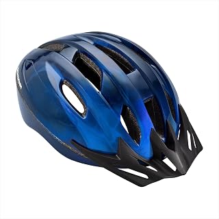 Schwinn Intercept Adult & Youth Bike Helmet, 54-62cm Adjustable Fit, 10 Vents, Removable Visor, CPSC Certified