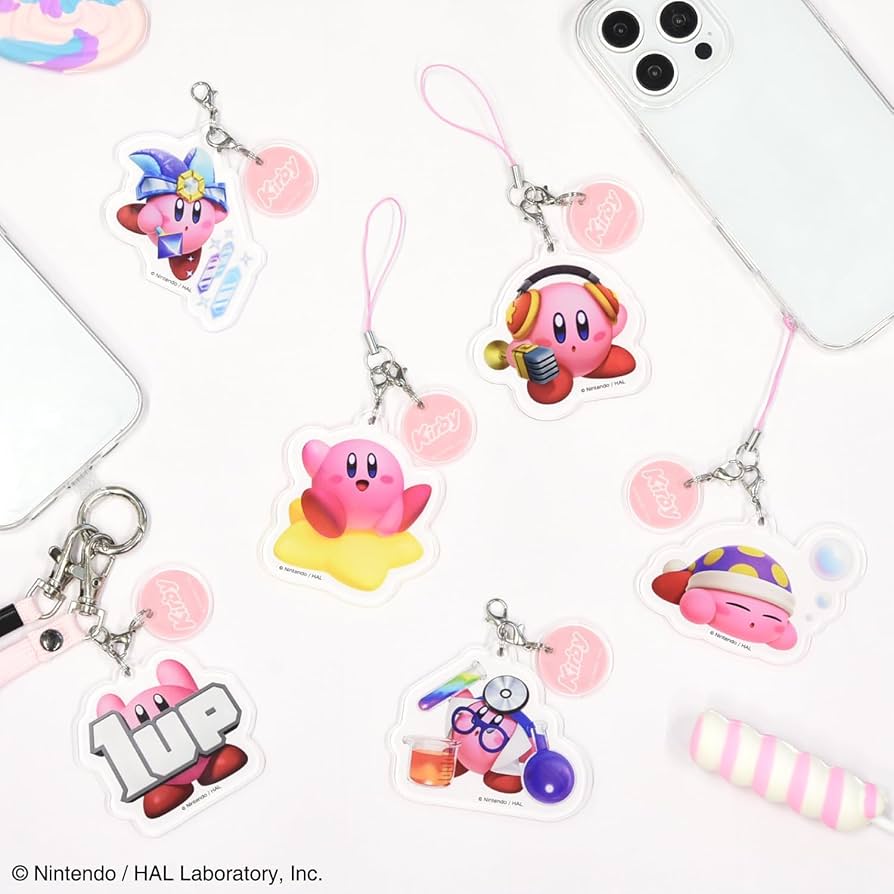 Amazon.co.jp: [グルマンディーズ] 星のカービィ アクリルストラップ