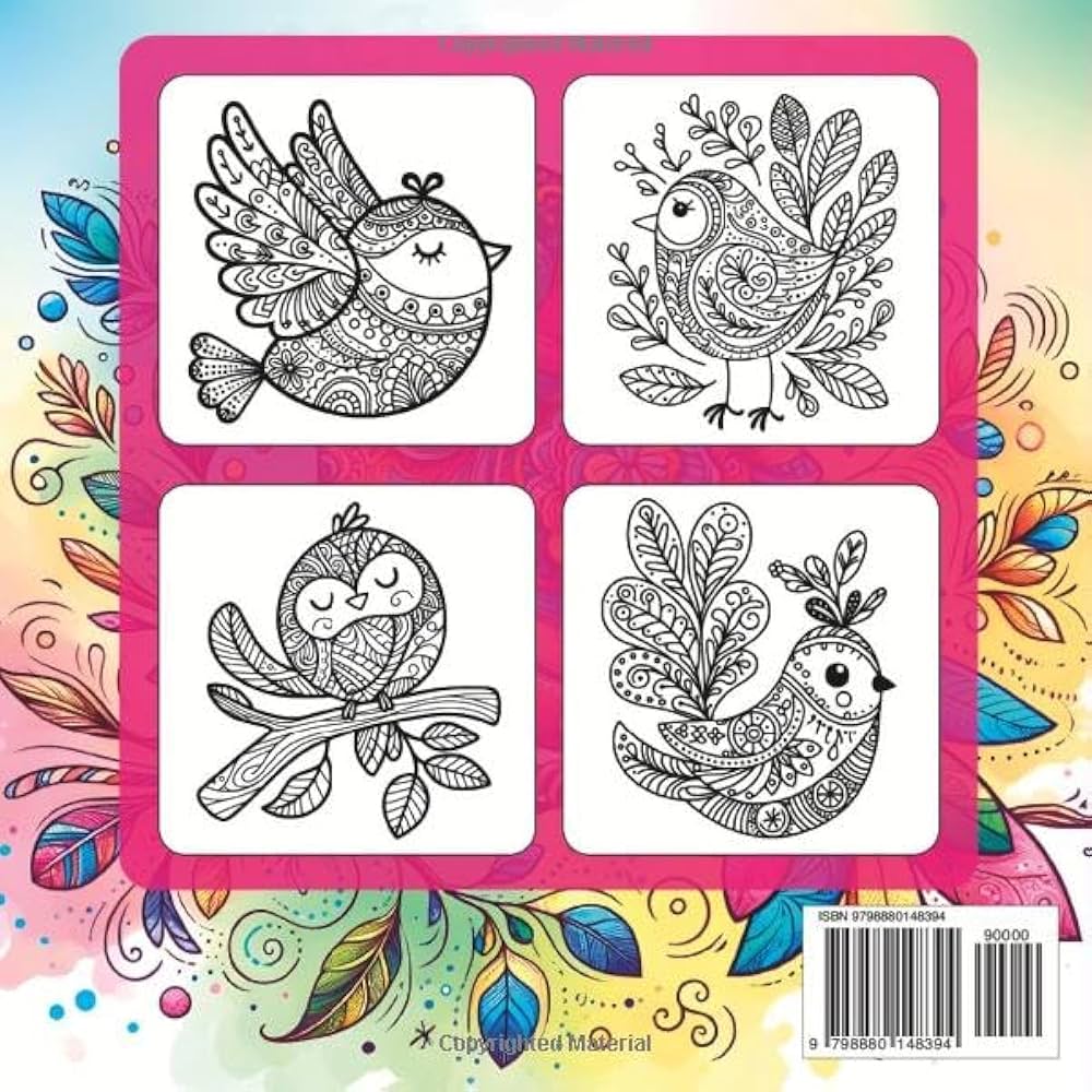 Amazon.com: Whimsical Birds coloring book: 50 Folk Art Patterns in Zentangle Style for Adults and Seniors (Whimsical Patterns Coloring Books): 9798880148394: Jay, Luvleigh: Books folk-art-patterns-lianne-harrison-illustration