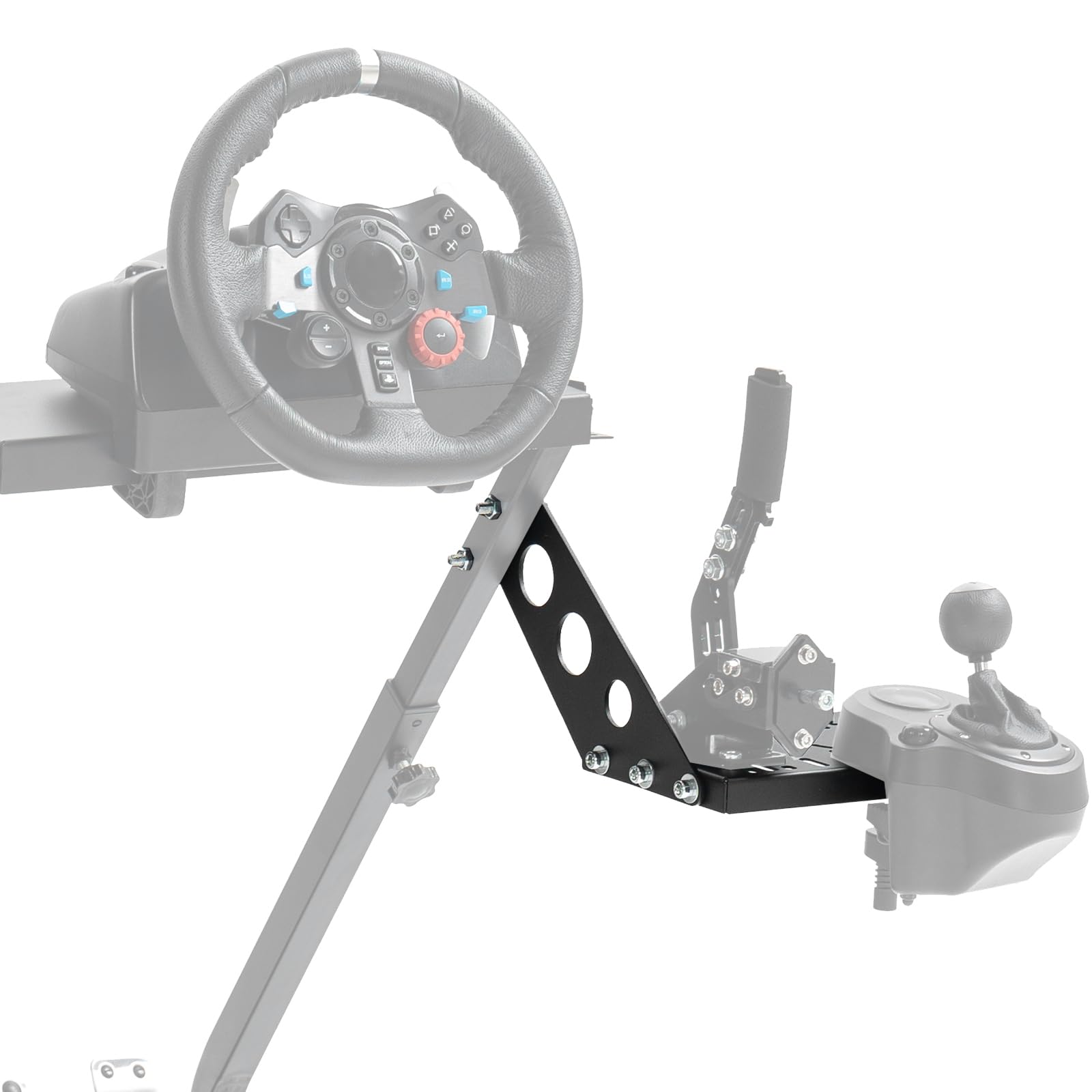 Dardoo Racing Shifter Mount Upgrade für Rennradrahmen mit Befestigungsschrauben, nur für Teilradrahmenmontage Shifter, Handbremse und Joystick
