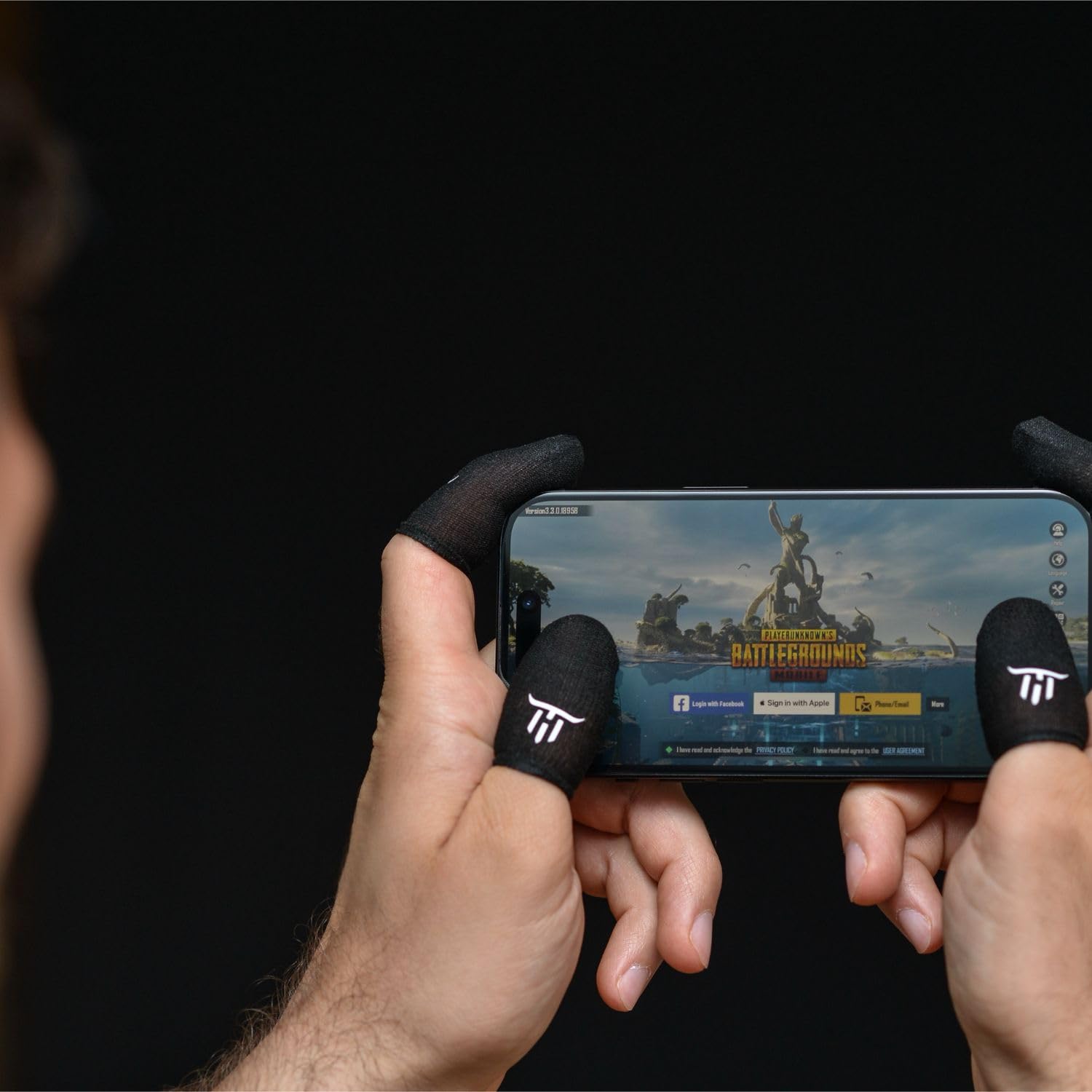 Light Version, Confezione da 6 copridita per Giochi mobili, Guanti per Dita da Gioco Pubg CODM Thumbs Mobile Esports