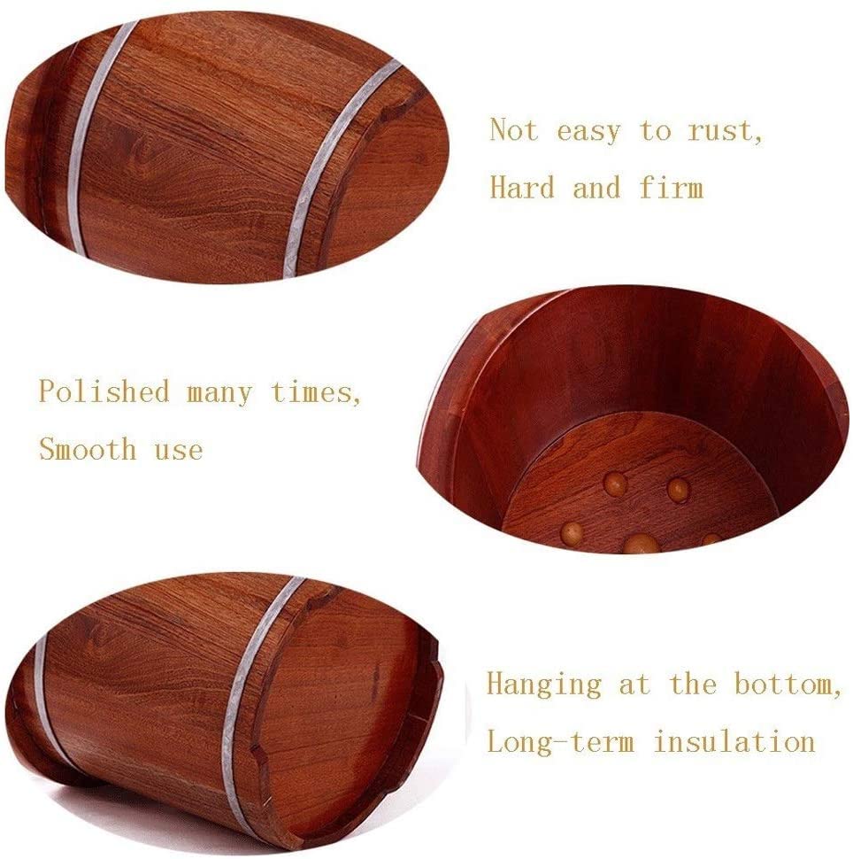 Spa de pies de madera duradero para uso en casa miniatura 2