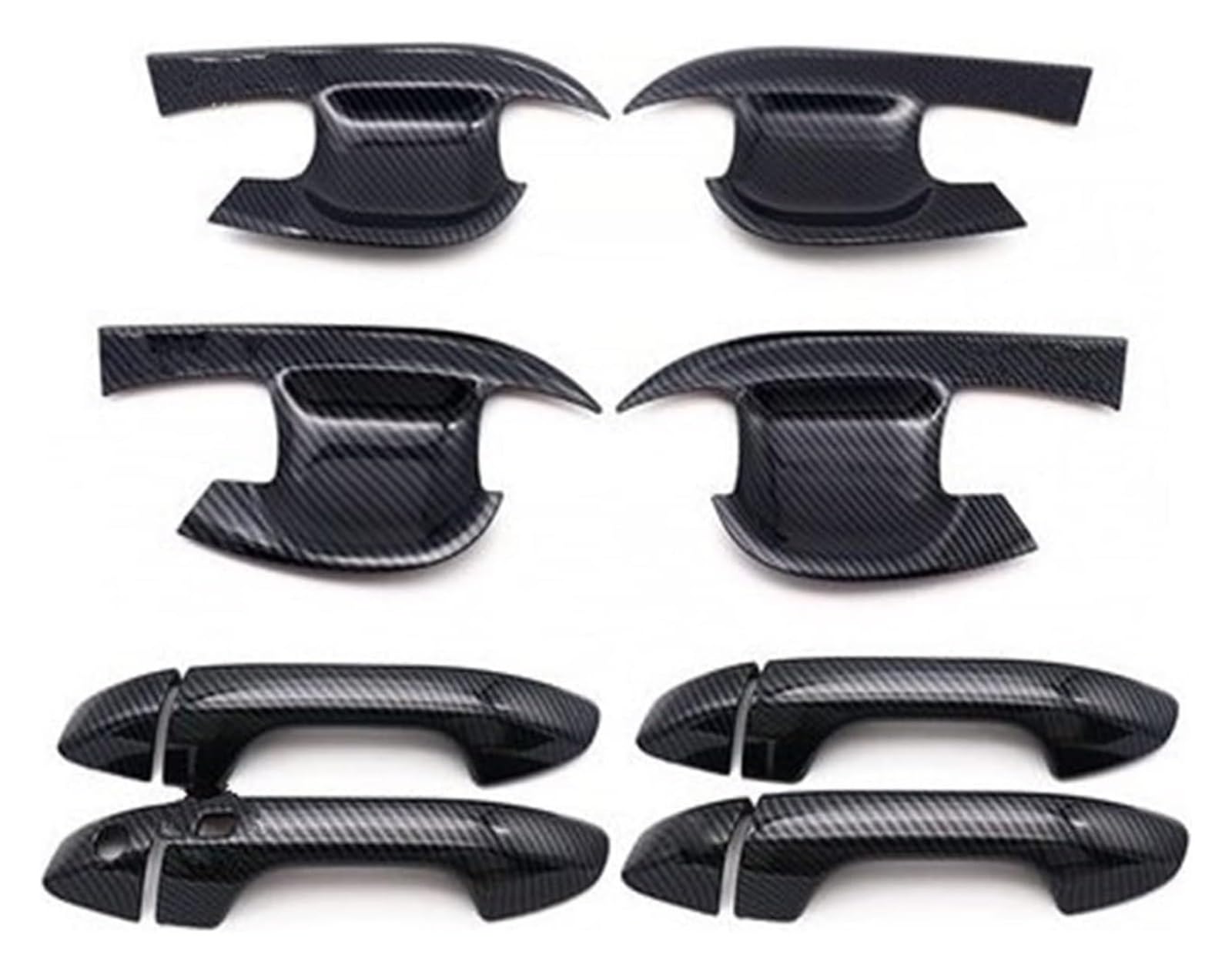 Qwqthgs 10 Car Exterior Door Handle Cap For Kia For Sportage R 2018 2019 Abs Door Handle Bowl Cover Anti-Scratch Protection Decoration(10)