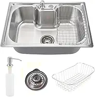 Cuba para Cozinha Aço Inox 304 Gourmet com Acessórios 60X42