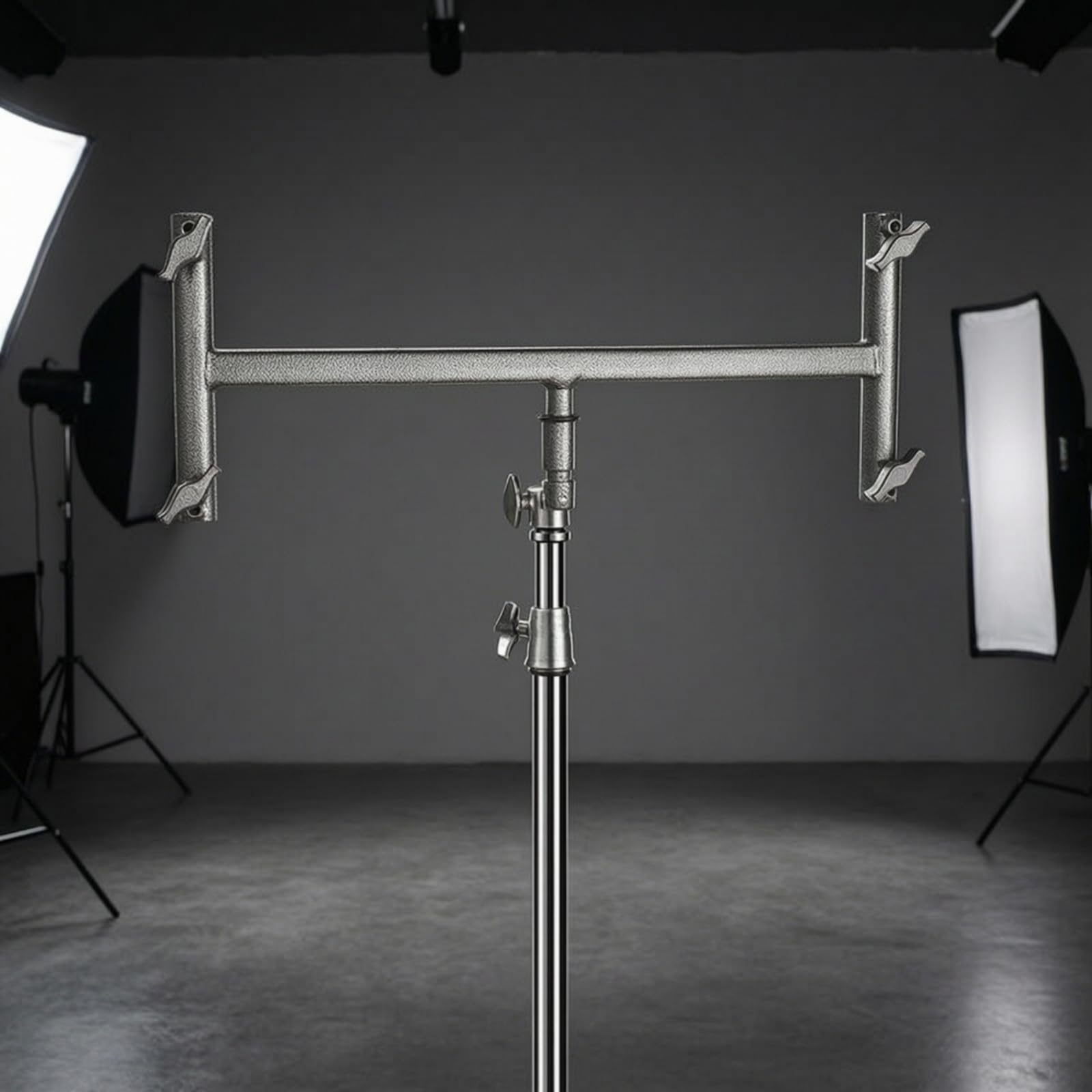Barra di Supporto Robusto Supporti Professionale per Operatori Fotografici, Videografo, Studio Fotografico, Set Cinematografico, Braccio Di Estensione Per Cinque Luci AF-H05A