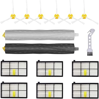 15 Pack Replacement Parts for iRobot Roomba 800 900 Series, Replacement Filters and Replenishment Accessories Kits for Roomba 850 860 861 866 870 880 890 900 960 980 981 985 Vacuum Cleaner