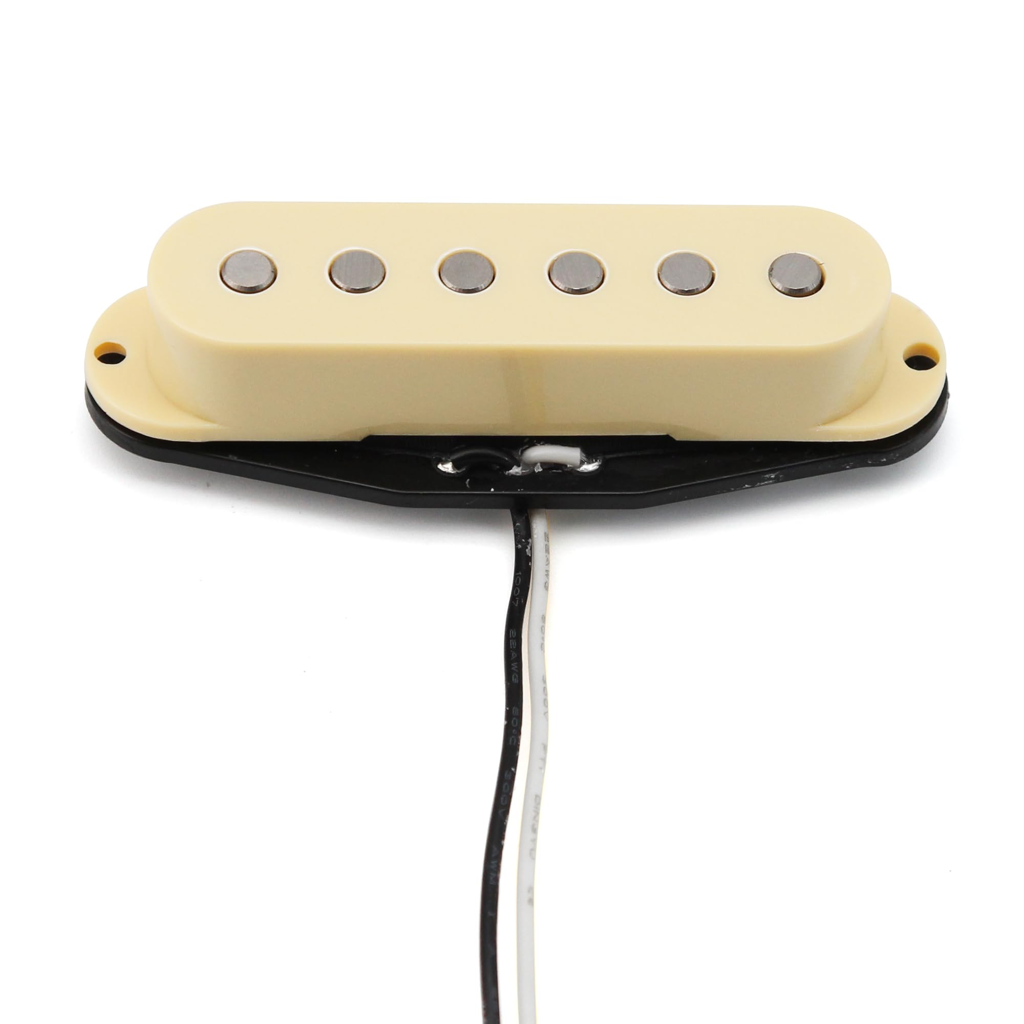 FLEOR Alnico - Set di 5 pickup a bobina singola piatta e humbucker ad alto guadagno, colore: crema HSS N+M+B per chitarra ST Style