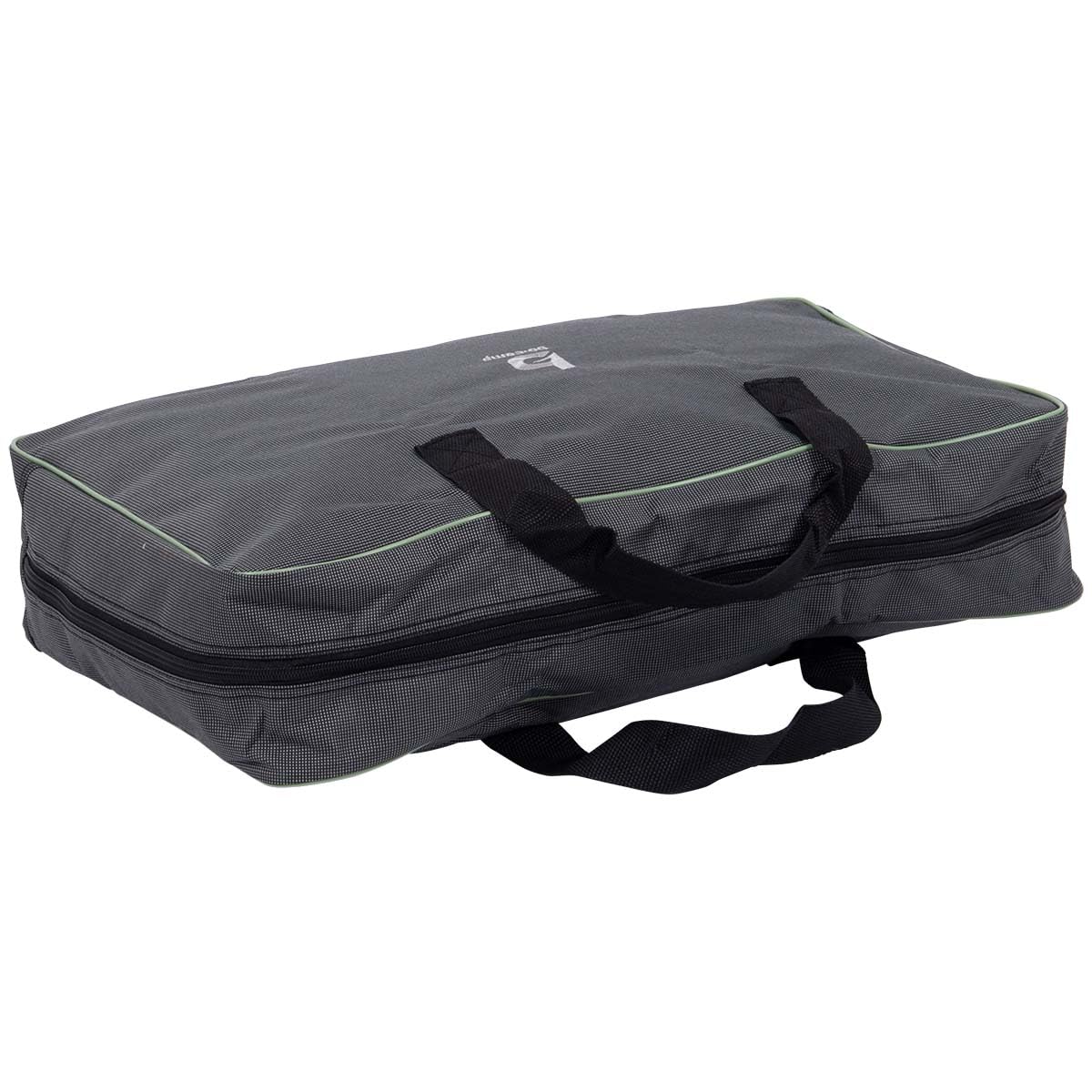 BO-Camp Polyester-Aufbewahrungstasche für Gaskocher, Grau und Schwarz, 50 x 30 x 8 cm, Nicht zutreffend