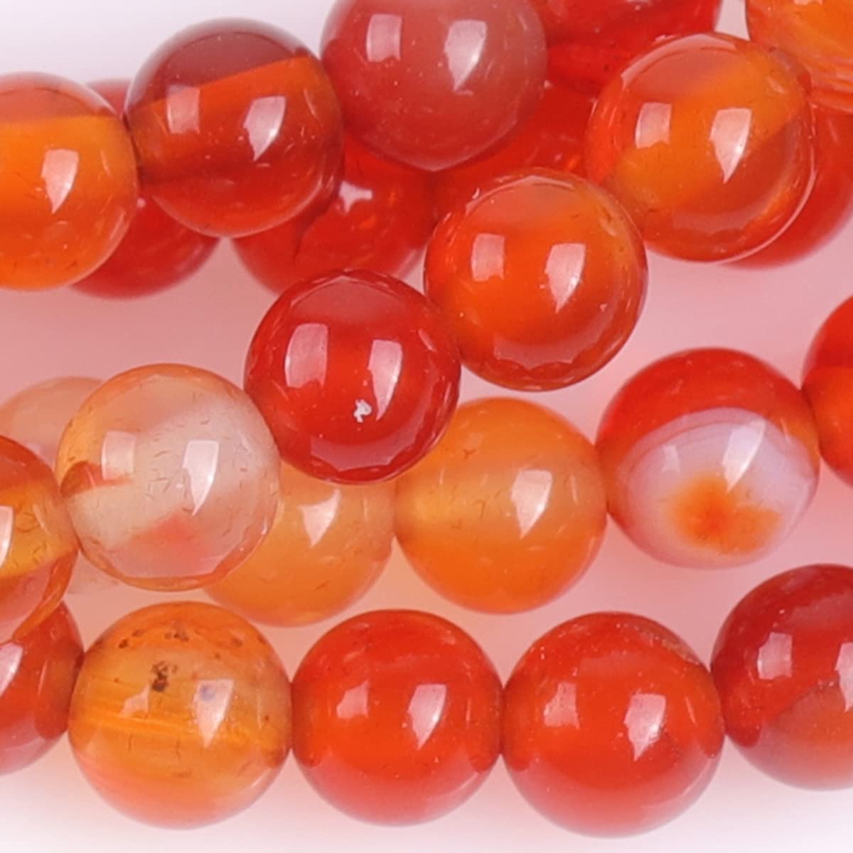 3 lucido filo di perle e collana di conchiglie