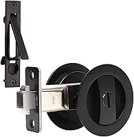 Vista 17 de Dontay Cerradura de Privacidad para Puerta Corredera, Manijas Empotradas, Distancia al Borde de 2-3/8", Pestillo (Dormitorio/Baño), Perilla