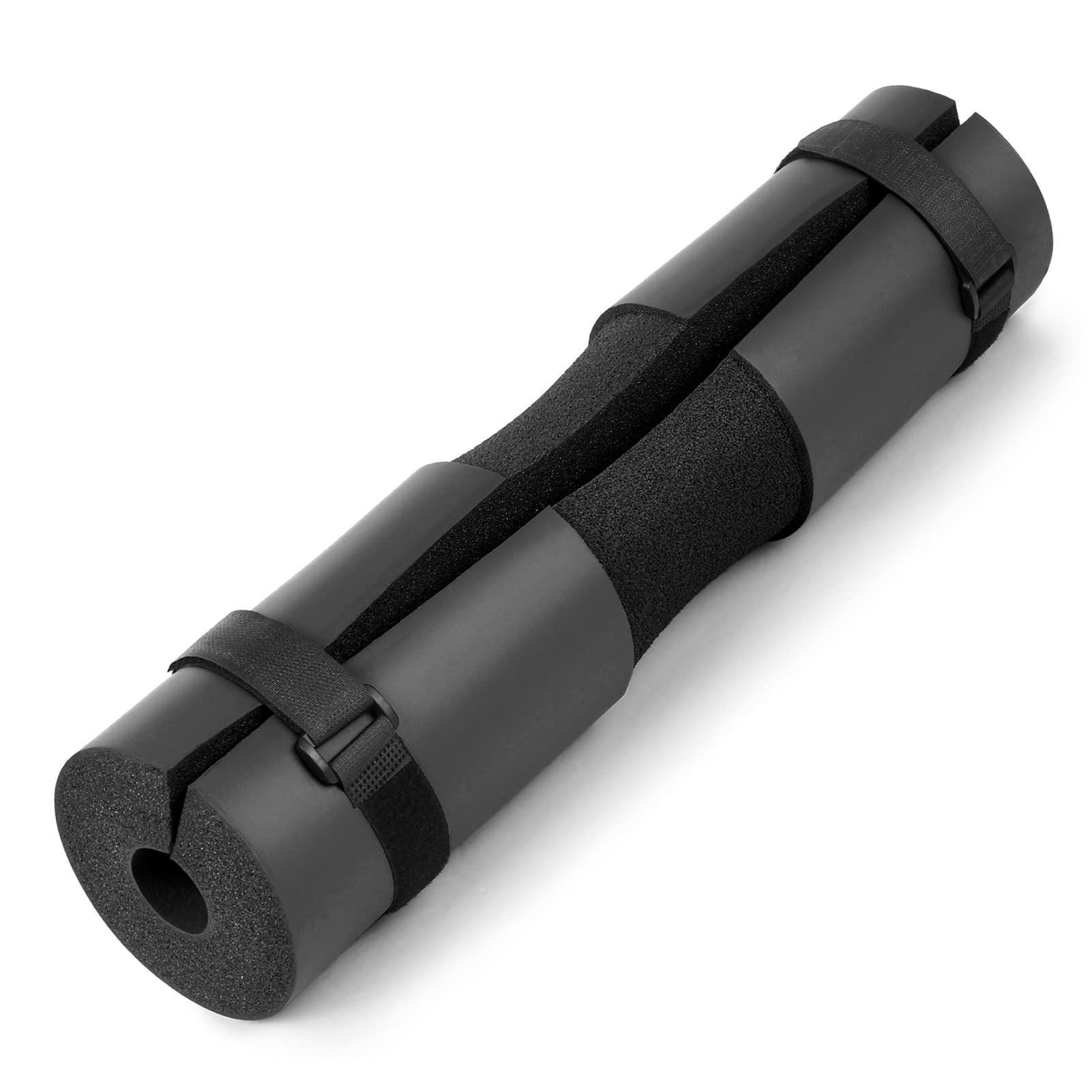 HELEMIY Barbell Squat Pad Neck Shoulder Protective Pad Support with Fixing Straps for Squats Lunges Hip Thrusts Weight Lifting Bar Pad