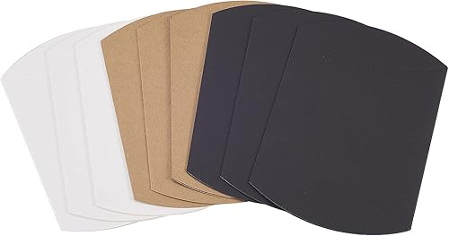 Vista 67 de Airssory 100 unidades de almohada de papel kraft vintage de 3 x 2 pulgadas, caja de embalaje de dulces, caja de embalaje de dulces, cajas de regalo