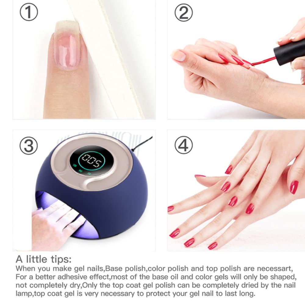 AAPIE Nagellampe Maniküre-Phototherapie-Maschine mit Sensor 3 Timer LED-Nagellampe zum Aushärten Aller Gel-Nagel-UV-Lampen-Nageltrockner-Maschine