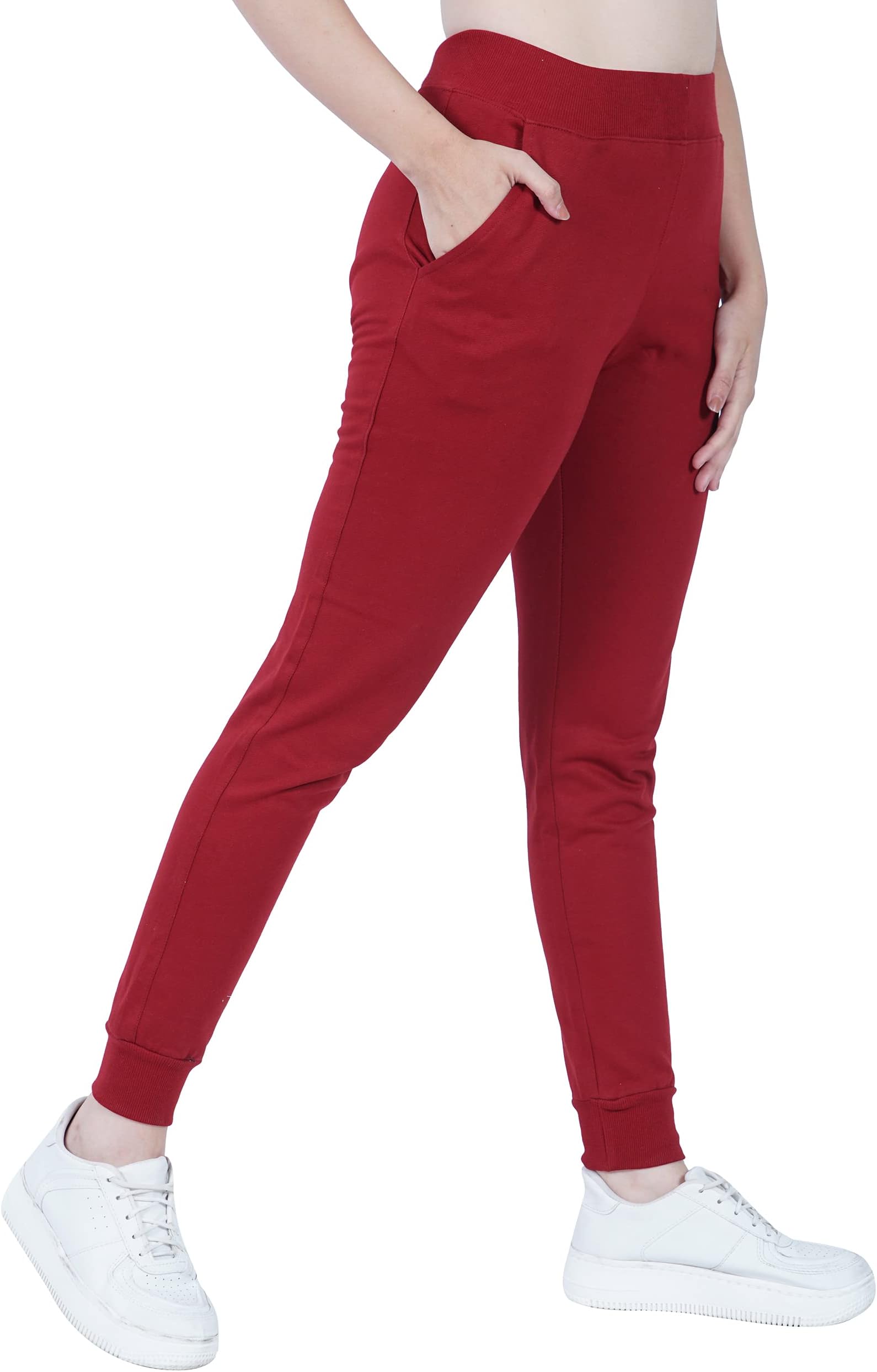 Women's Plain Solid Colour Track Pants Yoga Running and Gym – Comfortable and Stylish -TP-5