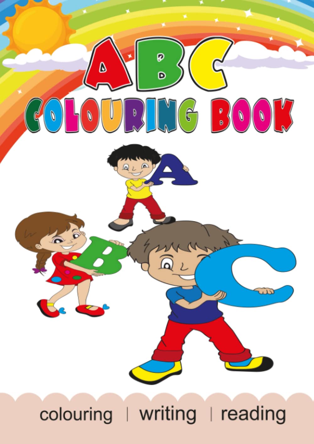 ABC Coloring Book: ABC Alphabet Coloring Book / Fun with letters and picture/ Ages 3+ / For your little Champion, kids coloring book, Trace Letters, ... for kids: Preschool writing Workbook,