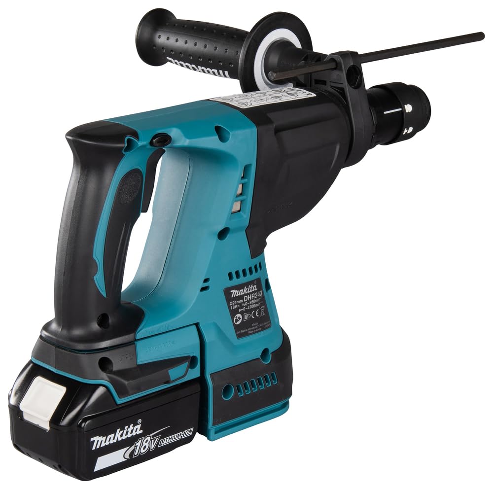 Makita DHR243RTJ - Martillo ligero 24mm 18V litio 5,0 Ah makpac