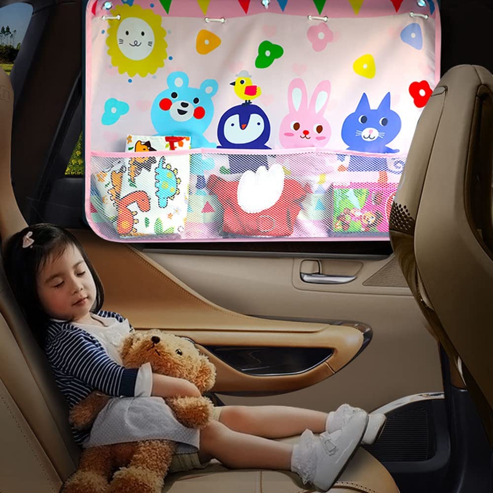 Magnetic Car Sun Shade Curtain For Side Window Baby Kids Children Sunshade Protector Protects Glare Heat Blocks Uv Rays Interior Blocker Blind - View #8
