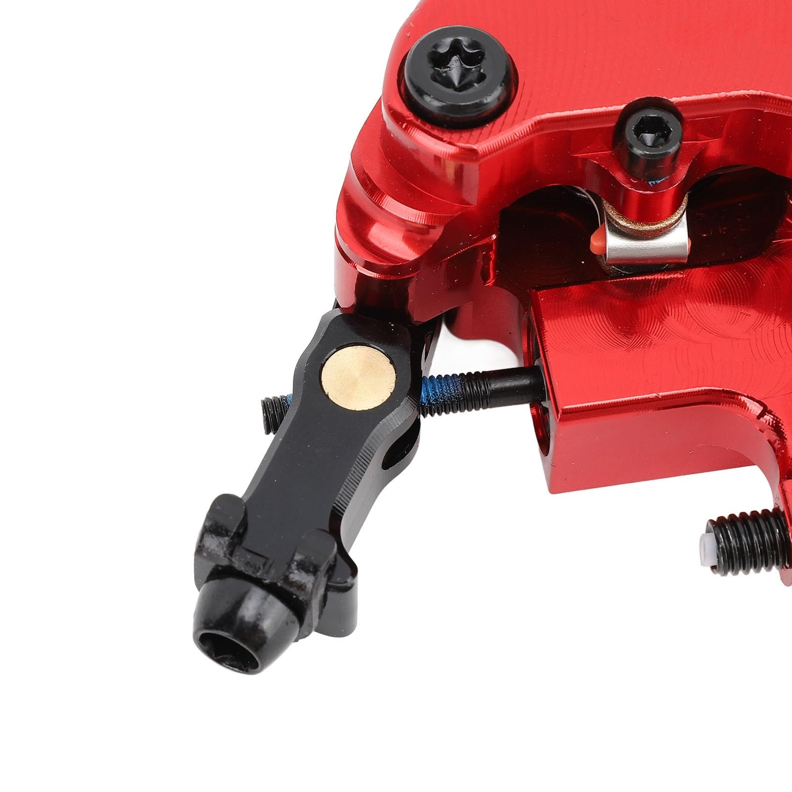CHICIRIS Zacisk Hamulca Tarczowego Roweru, Hydrauliczne Zaciski Hamulca Tarczowego ze Stopu Aluminium Mocowanie Płaskie, Zestaw z Przodu i Tyłu do Tarcz 140 Mm i 160 Mm, Ulepszenie Roweru Szosowego