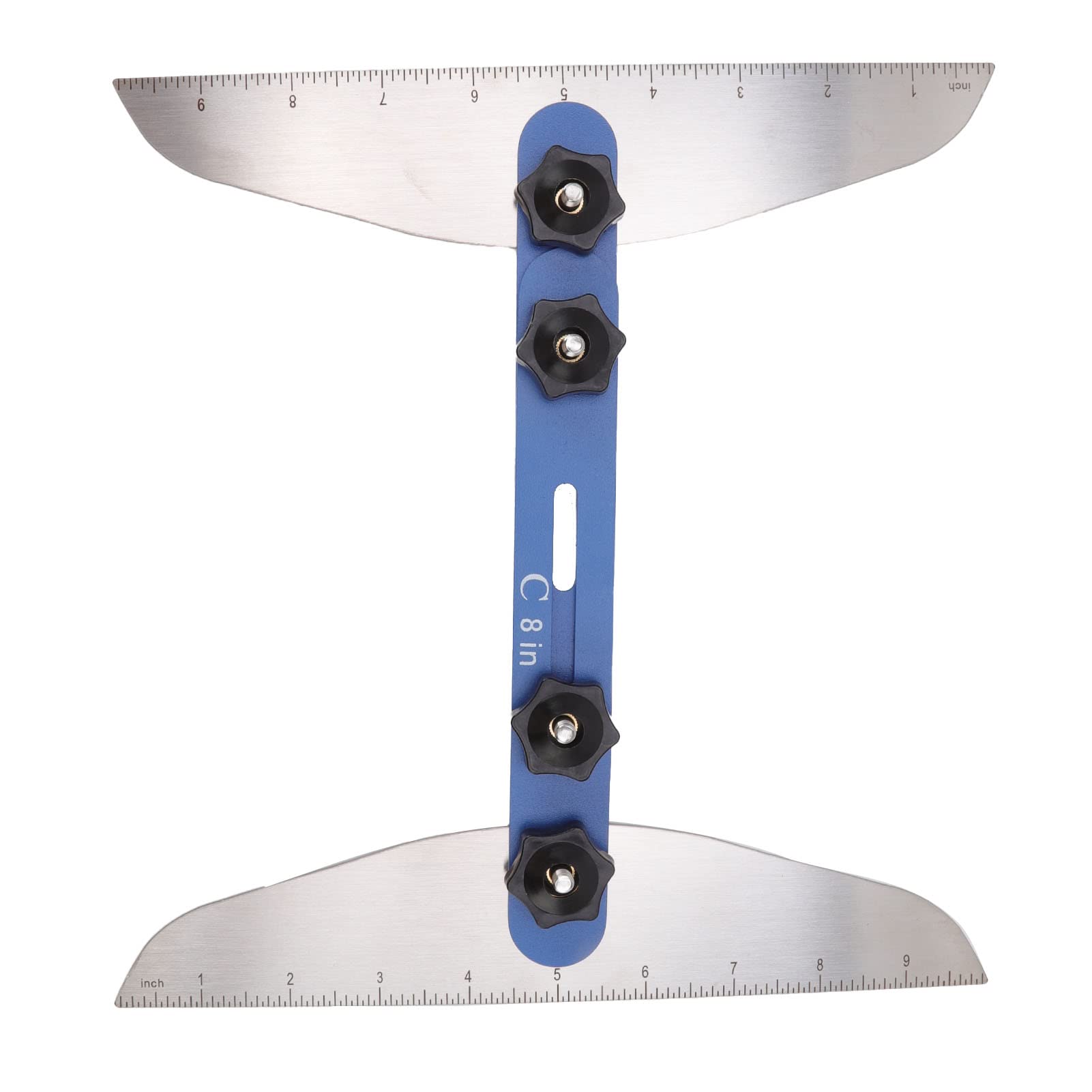 Yosoo Health Gear Calibro per Gradini per Scale, Strumento di Misurazione per Scale in Acciaio Inossidabile, Angolo Regolabile, Resistente Alla Corrosione, Ad Alta Precisione, per, Alzate, Ripiani,