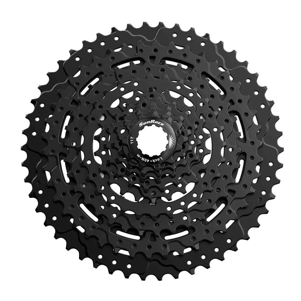 Amazon.com : SunRace M993 Cassette - 9 Speed, 11-46t, ED Black