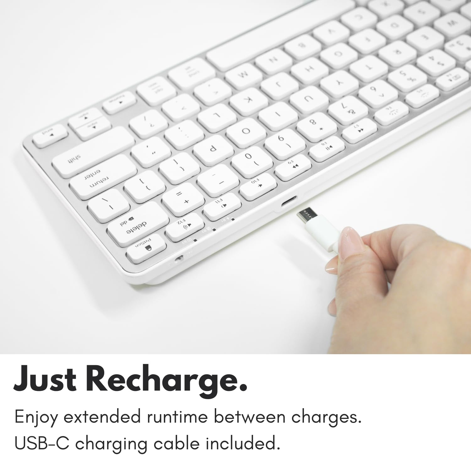 Amazon | Macally コンパクトバックライトBluetoothキーボード Mac用