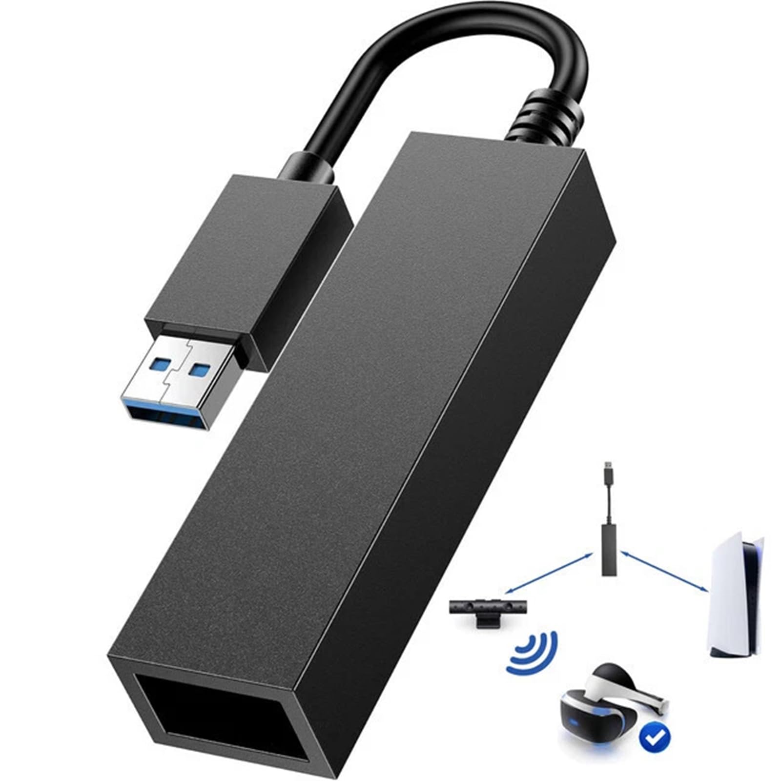 PS5 VR Adapter USB3.0 Mini Kamera Anschluss für PS VR auf PS5 Konsole Kabel Adapter PlayStation 5 Zubehör