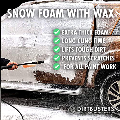 Dirtbusters Snow Foam Shampoo, reinigingsschuim, professionele autoreiniger, veilig, niet giftig, met hoogglanswas en zoete kersengeur, voor professionele autowasbeurten, 5 liter (1) - Image 5