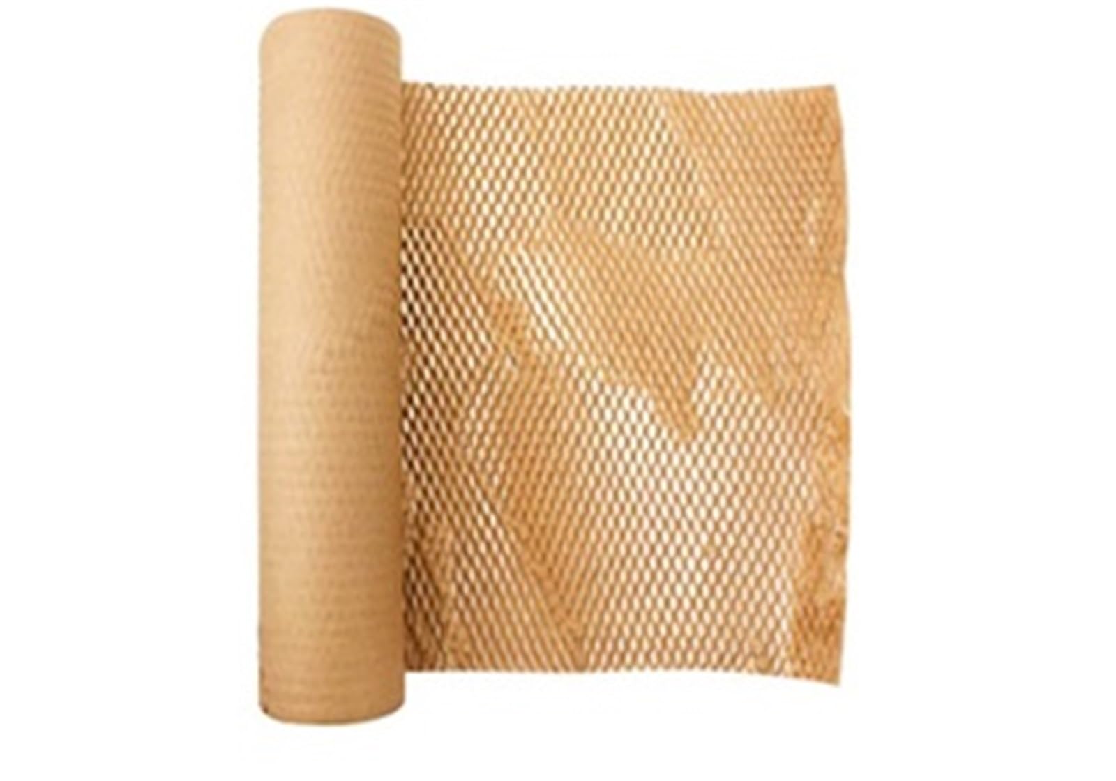 Ppqiru Brown Honeycomb Packing Paper Roll, For Moving Packaging For Cushioning