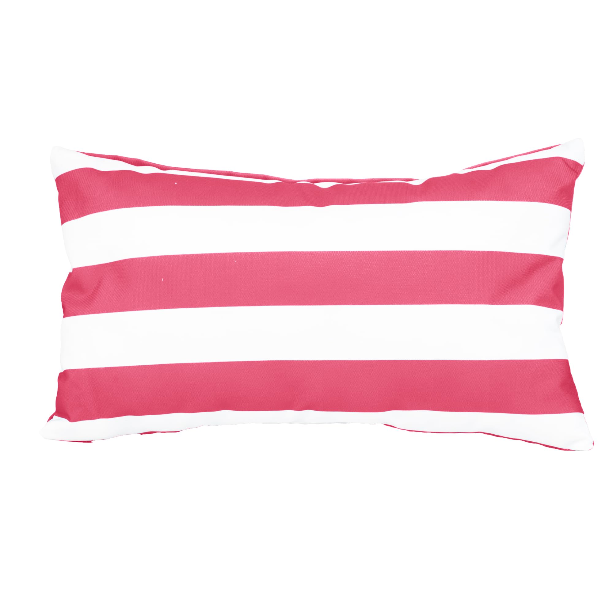 Gardenista Outdoor Decorative Scatter Cushion | Water Resistant Indoor Garden Printed Cushions | Soft & Comfy Hollowfibre Filled Patio Furniture Pillow | Easy to Clean (Pink, 50x30cm)