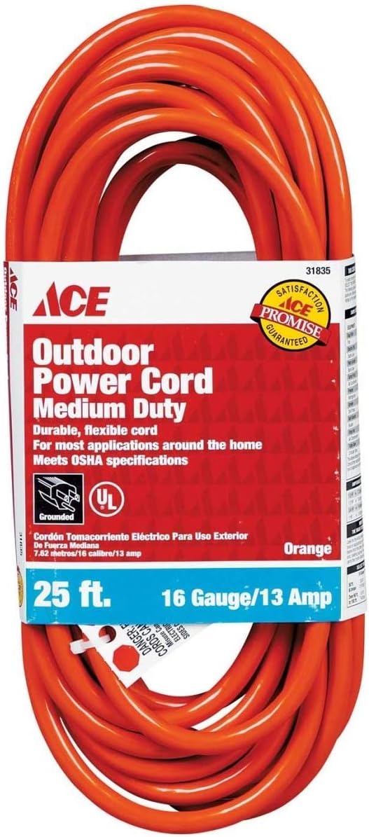 Outdoor Power Extension Cord ACE Extension Cords 31835