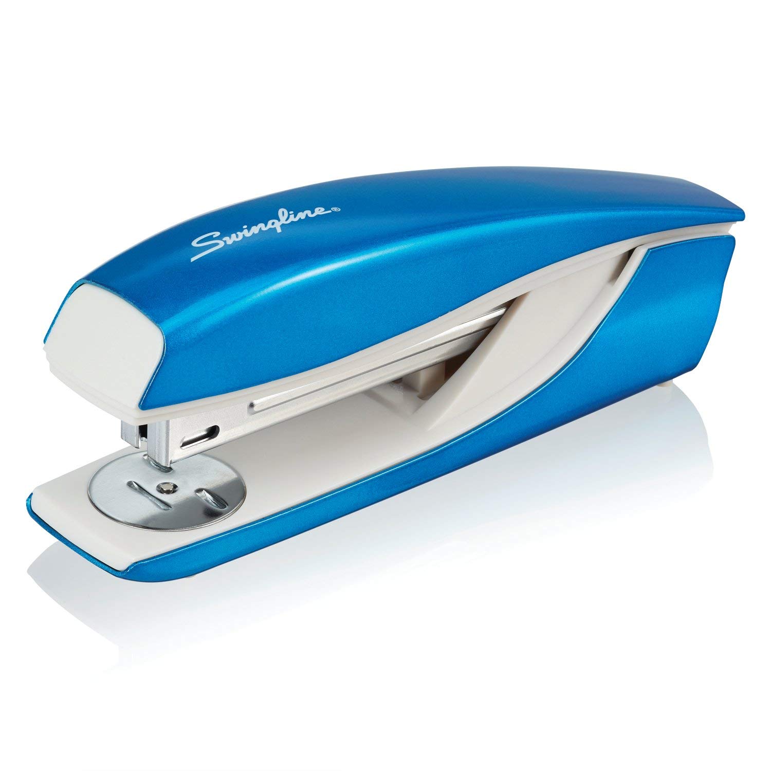Swingline Stapler, NeXXt Series Wow, Desktop Stapler, 40 Sheet Capacity, Blue (55047036)