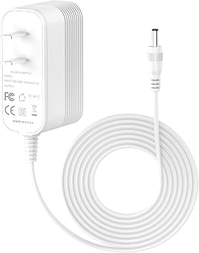 Power Cord for Hatch Restore 1 Sound Machine, 12V Charger for Hatch Restore 1 Sound Machine Replacement Power Supply AC DC Adapter