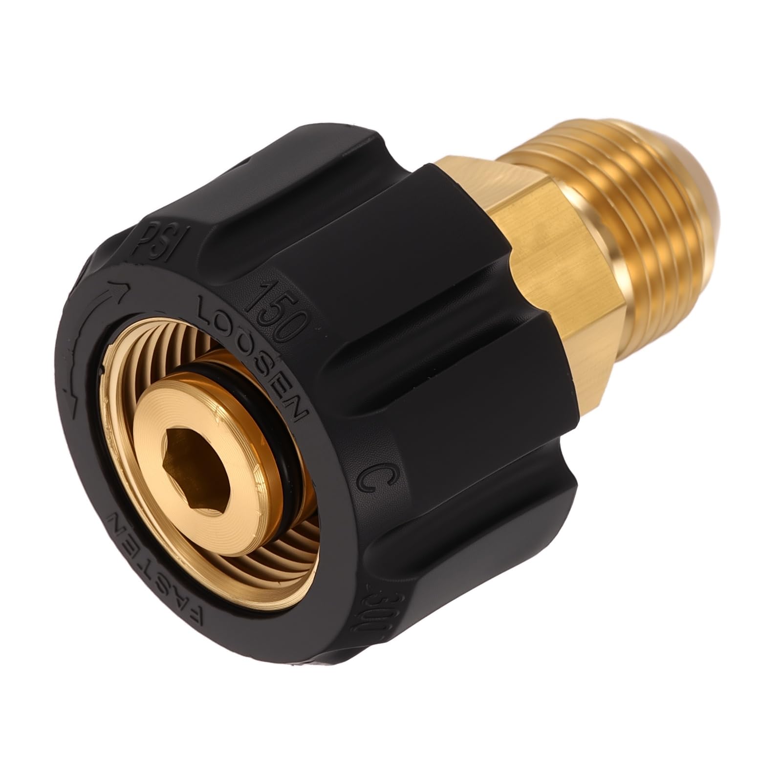 Adaptateur nettoyeur haute pression M22 14mm femelle vers M18 mâle en laiton