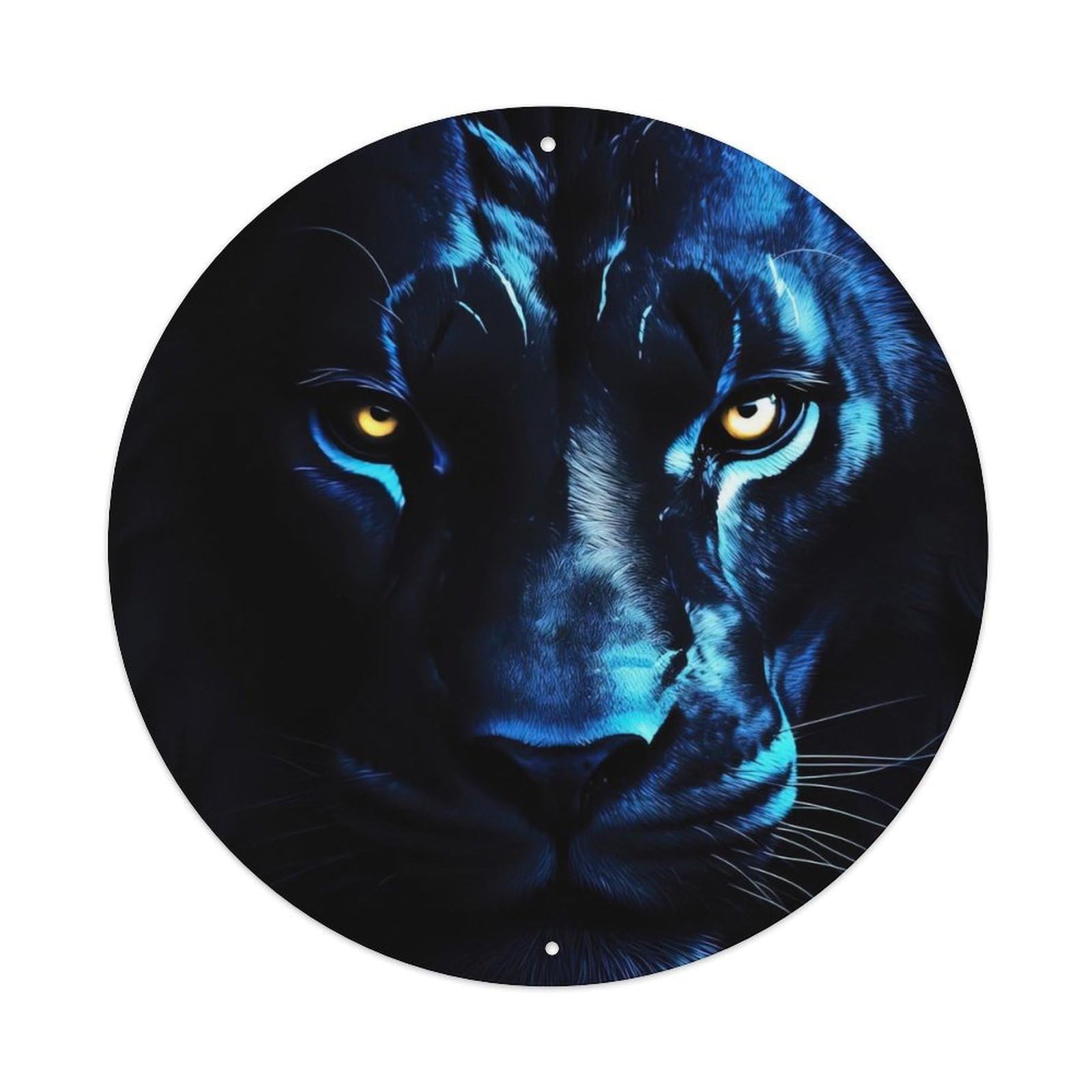 Animal The Lion in The Dark Metal Tin Sign