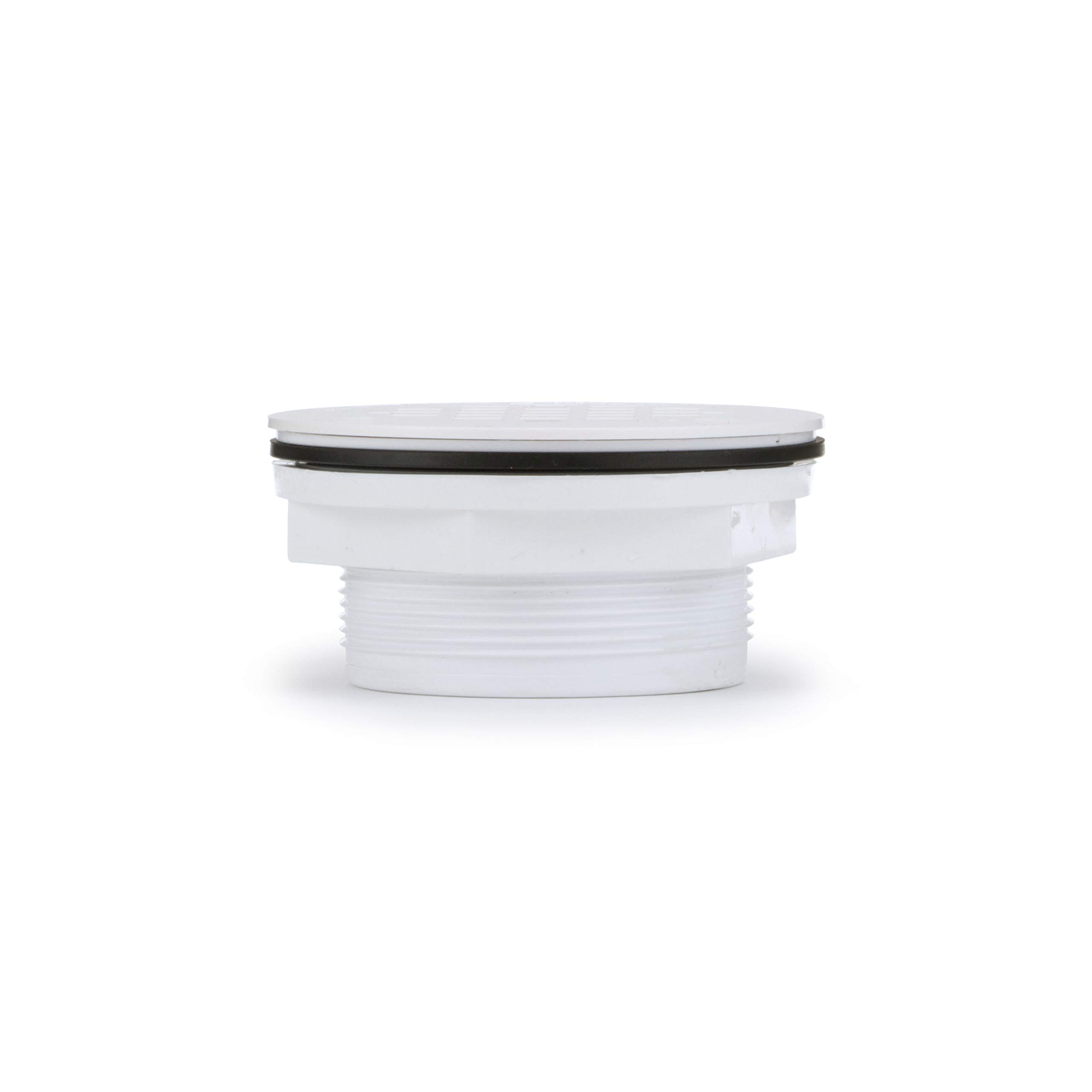 Oatey 42075 101 PNC PCW odpływ prysznicowy bez połączeń z plastikowym sitkiem, 5 cm