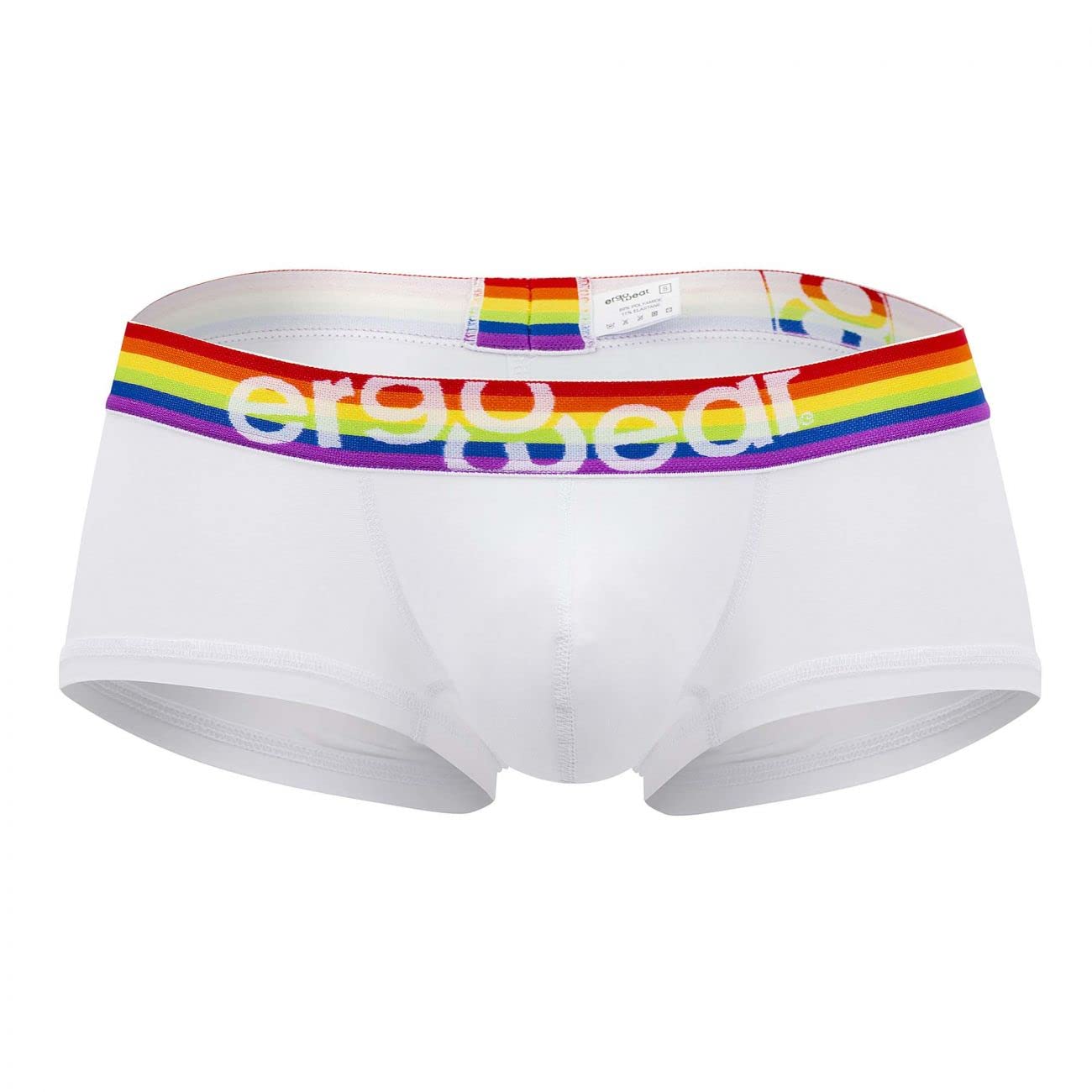 ErgoWear Men's Underwear Boxer Briefs MAX XV (White/M)