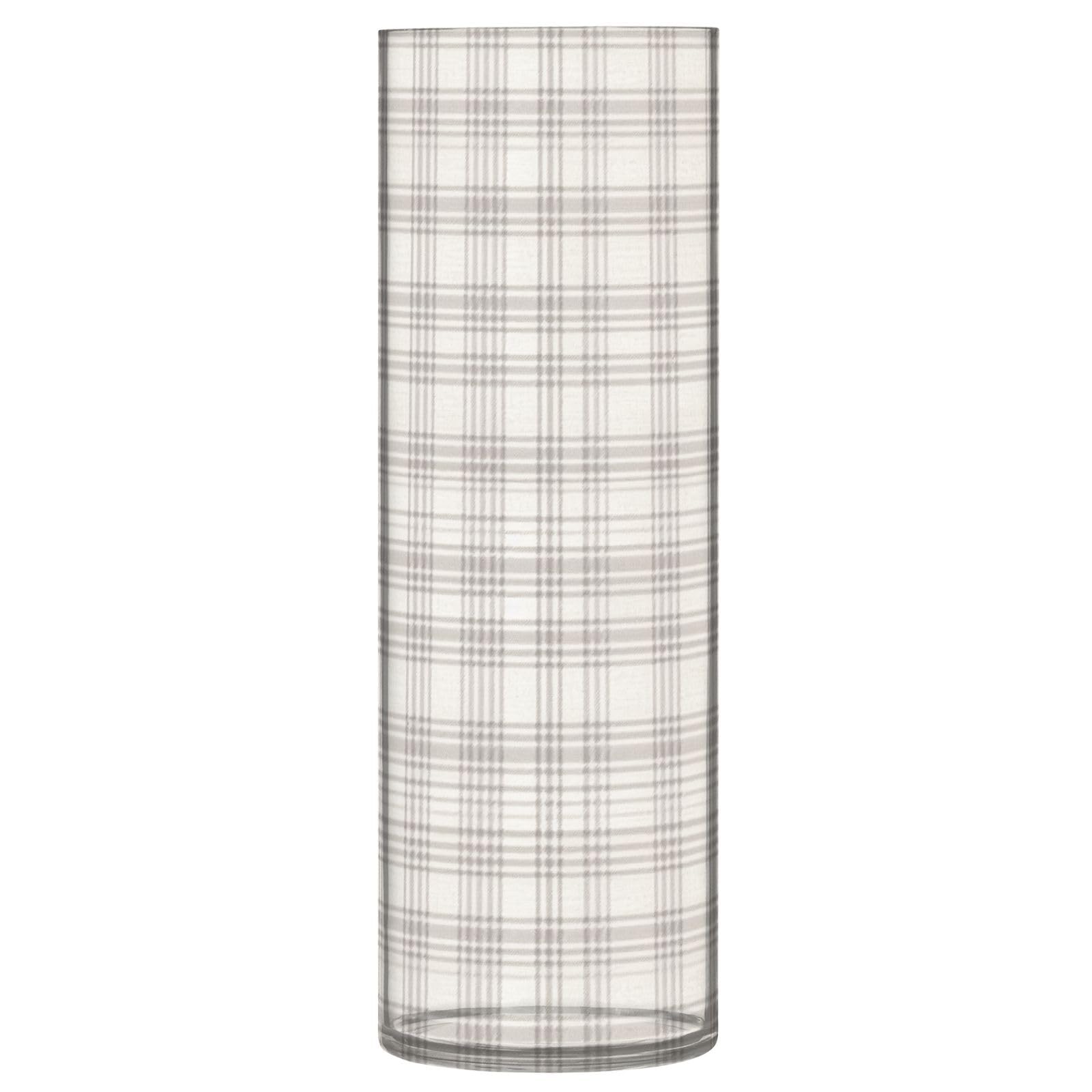 Vase en plastique gris ardoise incassable pour fleurs et bougies flottantes