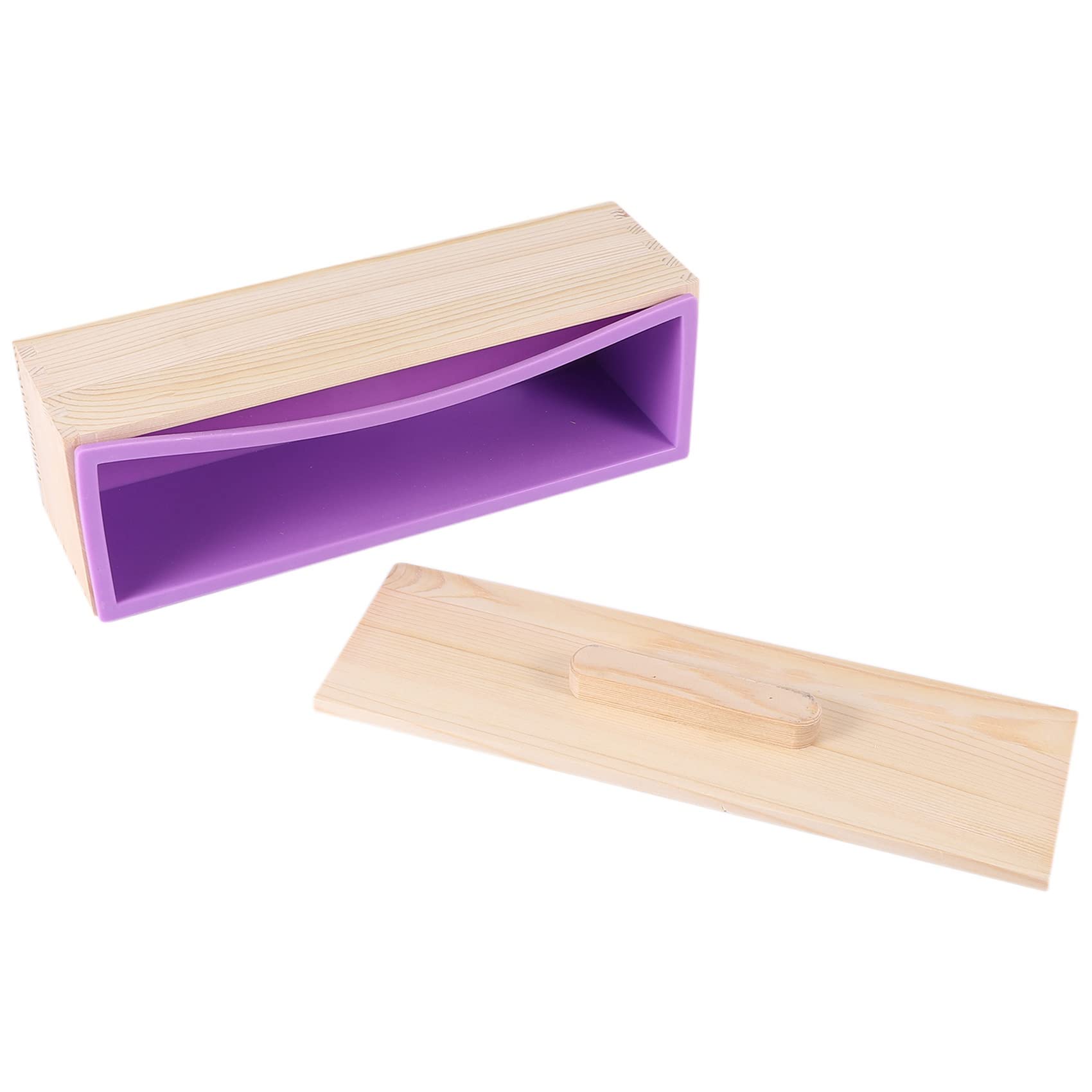 Moule à Savon Rectangulaire Silicone Avec Carton Acrylique - Fabrication Savons Faits Main