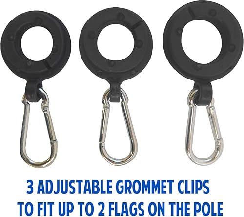 Miniatura 6 de 16ft Fibra de vidrio telescópica Polo