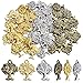 Tree of Life Chrmas,60pcs Wholesale Craft Supplies Tibetan Tree Pendants Charms Vintage Jewelry Making Accessories for DIY Bracelets Necklace,Antique Silver Bronze Golden