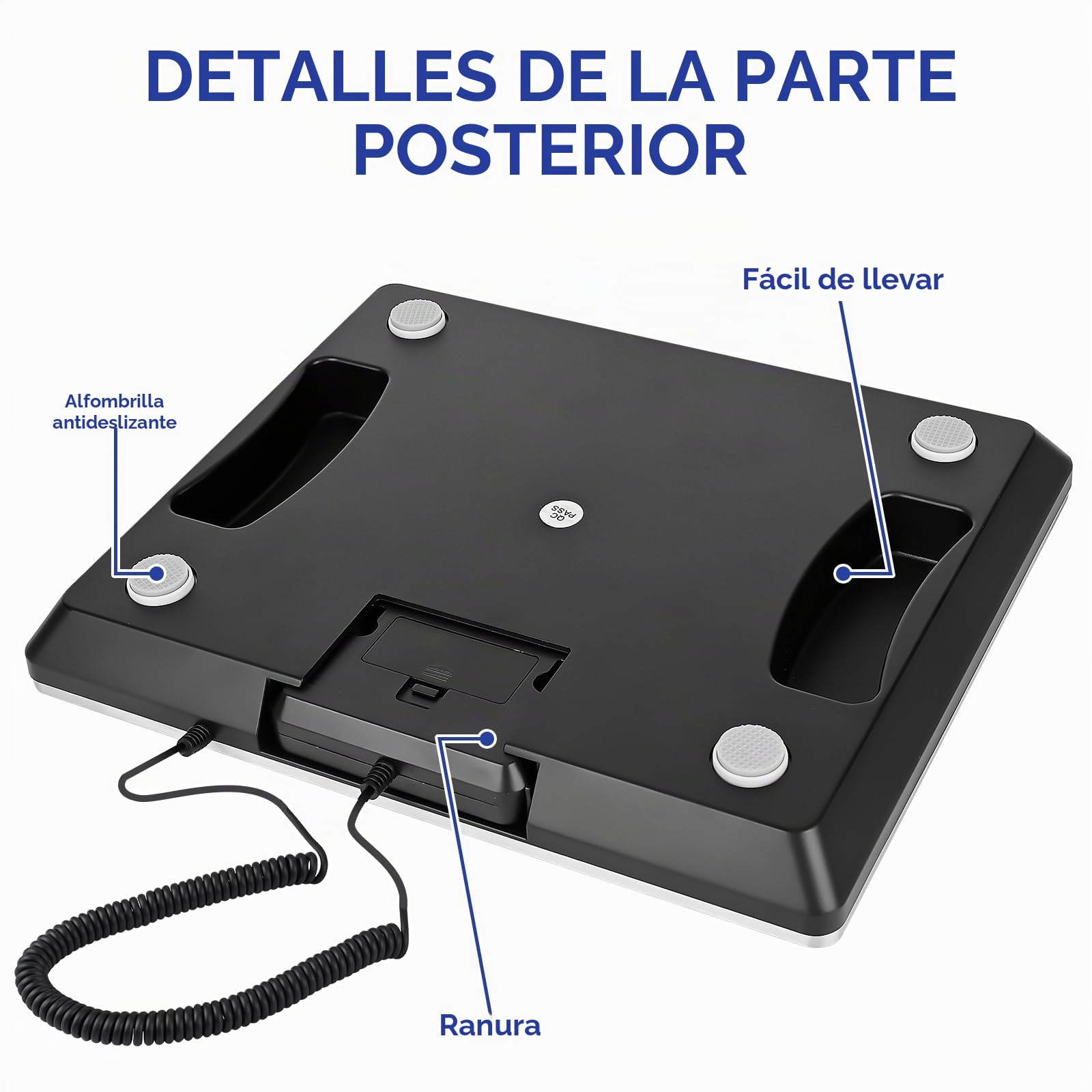 Báscula Digital, 50g-200kg Balanza Postal, Balanza de Envíos con Función de Retención y Tara para Paquetes Equipaje de Almacén, Plataforma de Acero Inoxidable, Pantalla LCD Externa