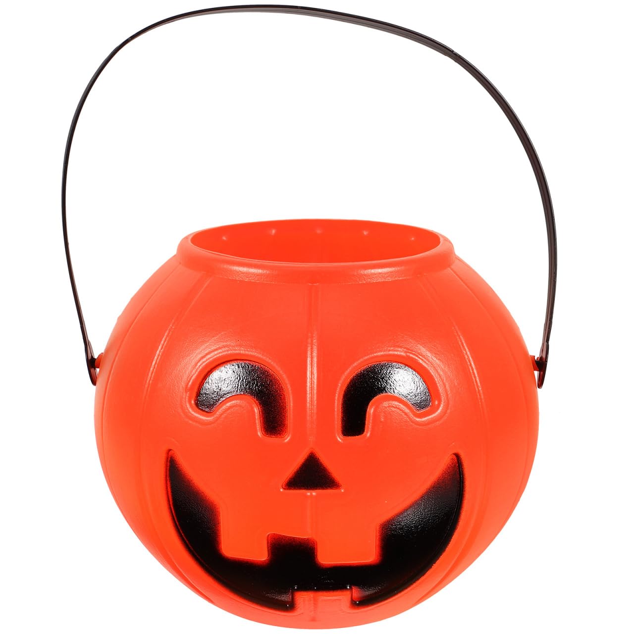 Citrouille d Halloween pliable et bol a bonbons neon avec poignee