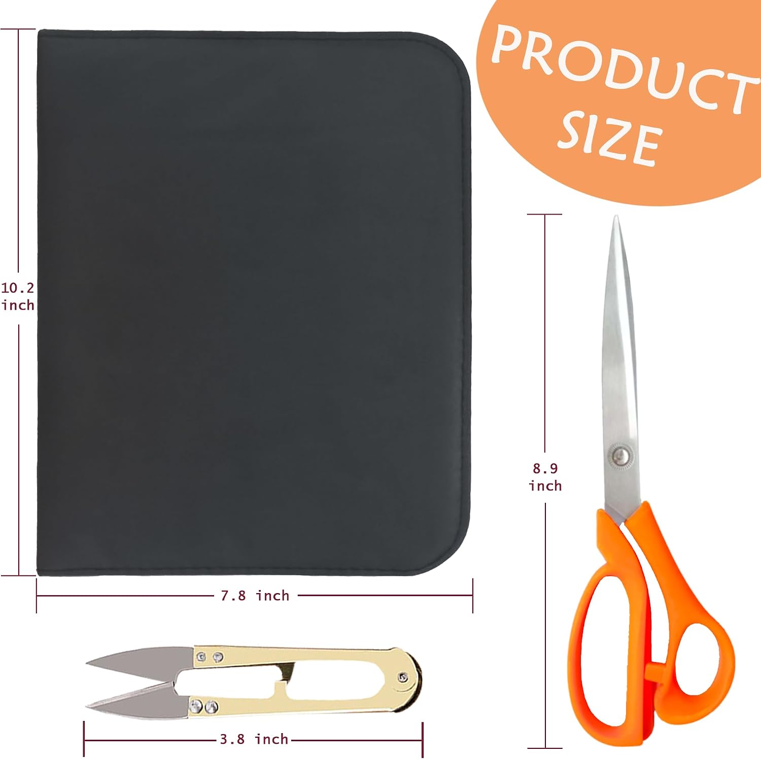Sewing Kit for Adults, 225 Pcs Needle and Thread Kit with Sharp Scissors and Yarn Snips, Portable Travel Sewing Supplies Set Professional Sew Kit for Beginners, Home Use and Travel Emergency