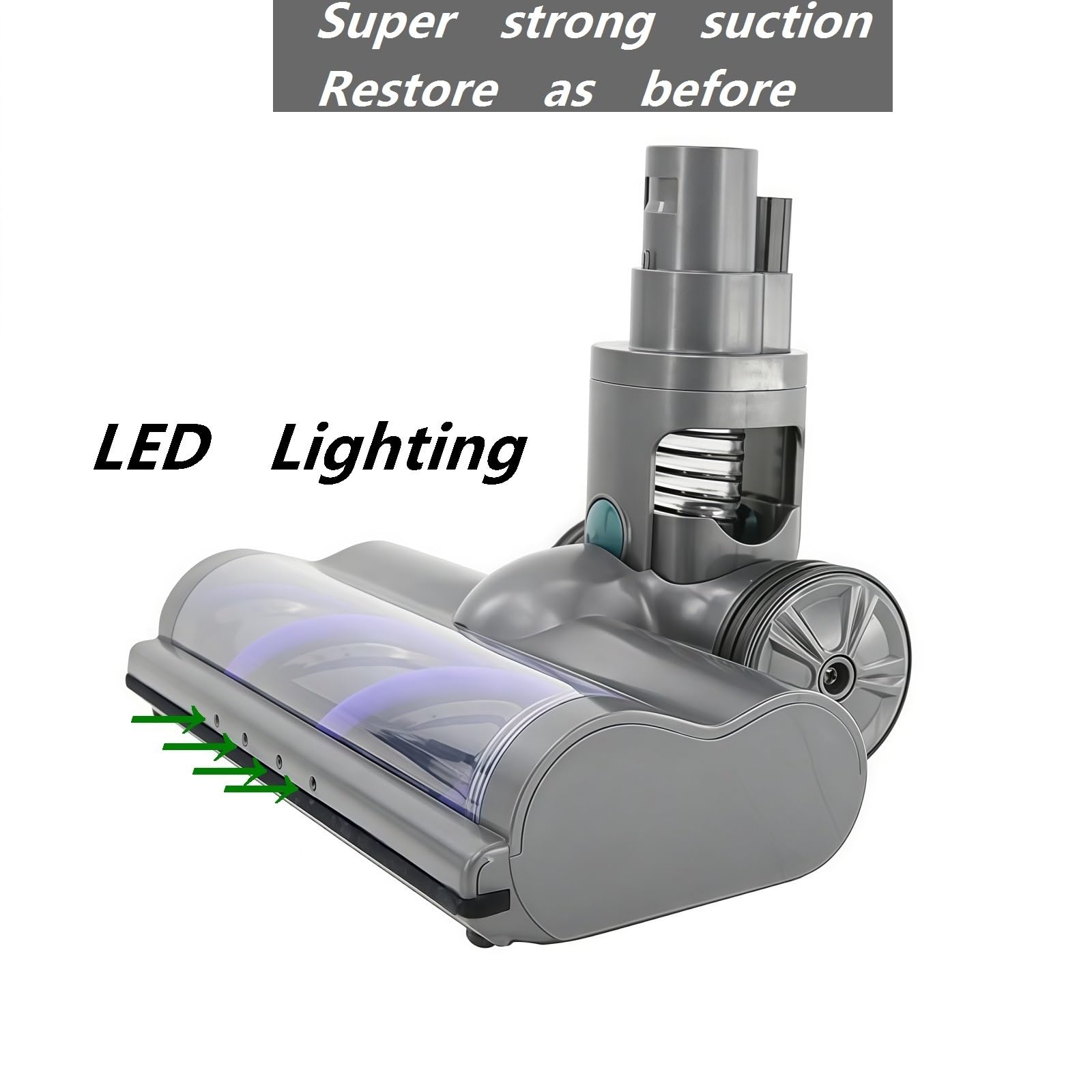 Cepillo de Tierra eléctrico, Compatible con Proscenic P11 Smart. Cabezas de Cepillo de la aspiradora Cabezas de Cepillo de reemplazo Incluyendo Cepillo de rodado
