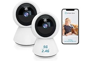 WiFi Camera Indoor Security Camera 2K: Link to Phone for Elderly, Baby, Pet Monitoring