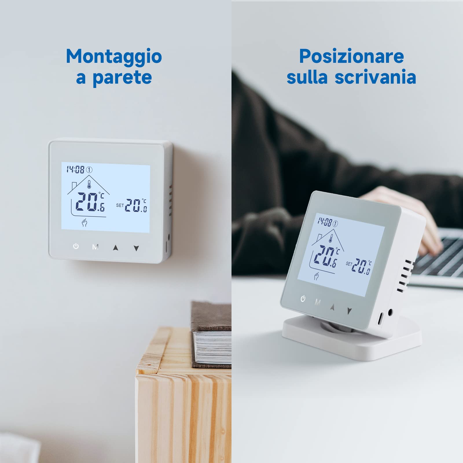 Termostato WiFi Per Caldaia - Programmabile, Compatibile Con Alexa E Google Assistant - Foto 6