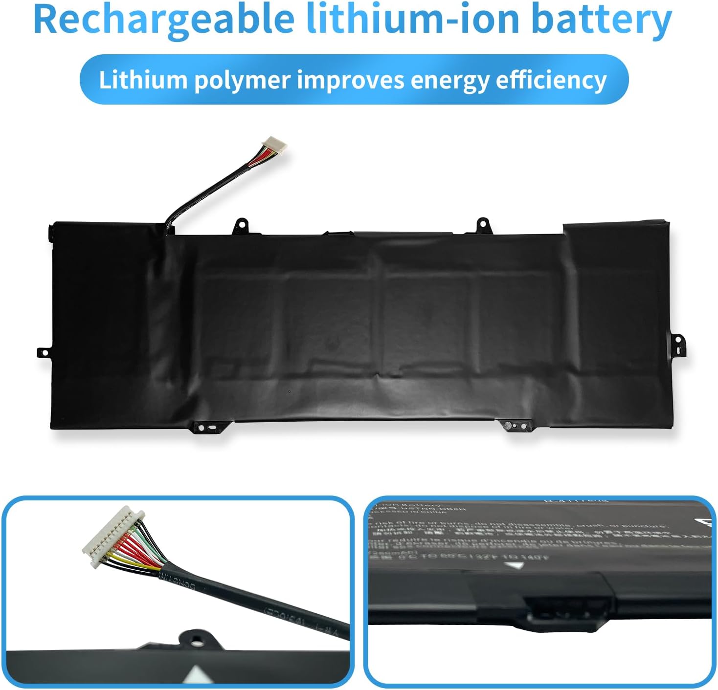 YB06XL HSTNN-DB8H 928427-271 YBO6XL YB06084XL TPN-Q200 926372-855 Laptop Battery Replacement for HP Spectre X360 15-CH 15-CH002TX 15-CH013TX 2018 Series Notebook(11.55V 84.08Wh/7280mAh)