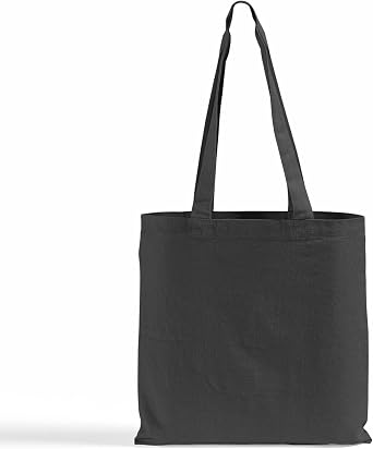 Eco-Friendly Canvas Tote Bag, 12-Pack Large Reusable Shopping & Travel Shoulder Bags, Durable Multi-Purpose Two Colors
